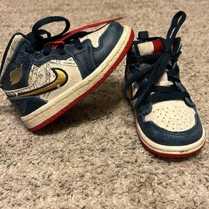 Air Jordan 1 Mid SE "Take Flight" sneakers  kids us 6c